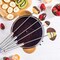 6 PCS 9.5 Inch Color-Coded Stainless Steel Fondue Forks, Cheese Fondue Fork Stainless Steel Fruit Fondue Forks with Heat-blocking Handle for Chocolate Fountain Cheese Hot Pot Barbecue Marshmallows